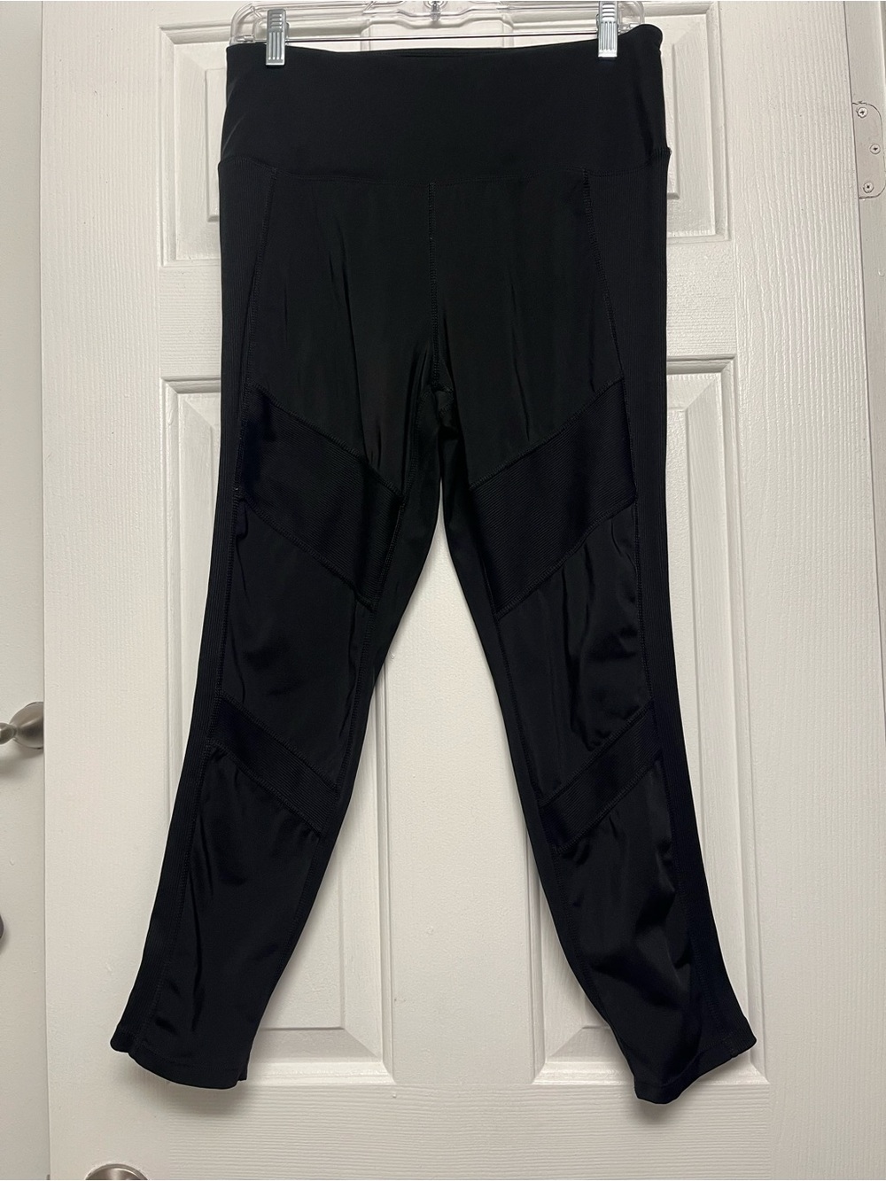 Tangerine Black Athletic Leggings